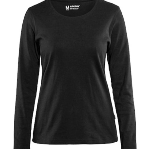 Blåkläder Naisten Pitkähihainen T-paita Musta