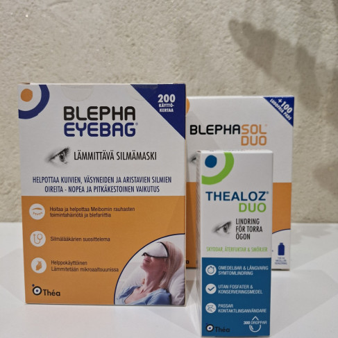 Kuivien silmien hoitopaketti