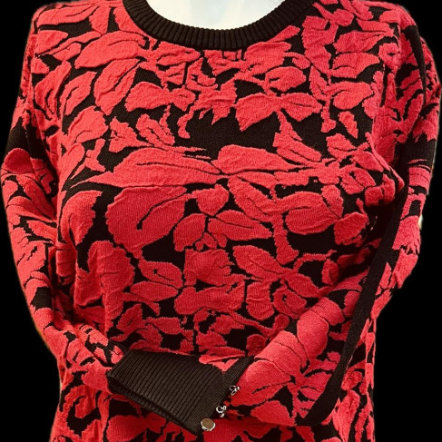 Joulunpunainen, neule - naisille