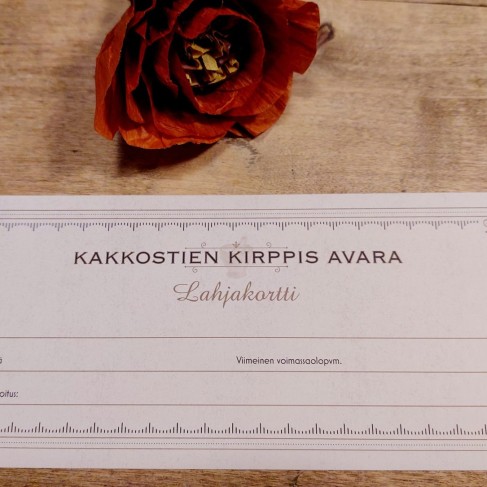 Kirppispöytä 8 päiväksi